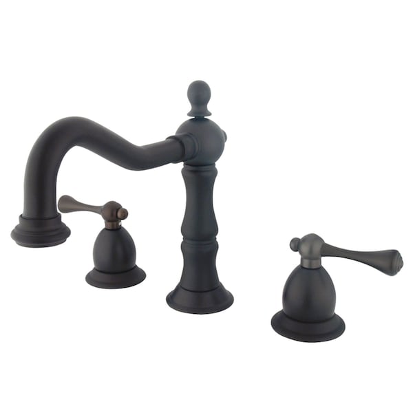 KS1975BL 8" Widespread Bathroom Faucet, Oil Rubbed Bronze